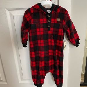 Plaid onesie
